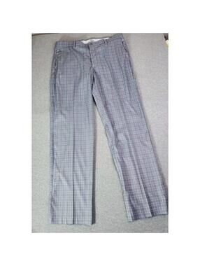 Callaway Pants Men's 36x38 Golf Performance Blue Plaid Pockets